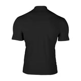 Men's compress T-shirts summer solid color short-sleeved men tops fashion yoga clothes men's tight turtleneck T-shirt