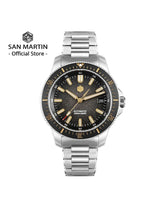 San Martin 2025 New Upgraded Version 40mm Dive Watch Men Original Design NH35 Automatic Mechanical Waterproof 200m SN0118