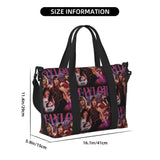 Custom The Eras Tour 1989 Taylor's Swift's American Pop Singer Tote Bag Women Large Capacity Beach Gym Travel Bags