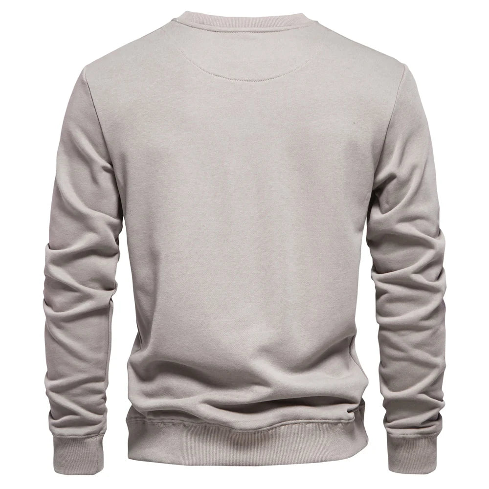 Men’s Cotton-Blend Crew Neck Sweatshirt