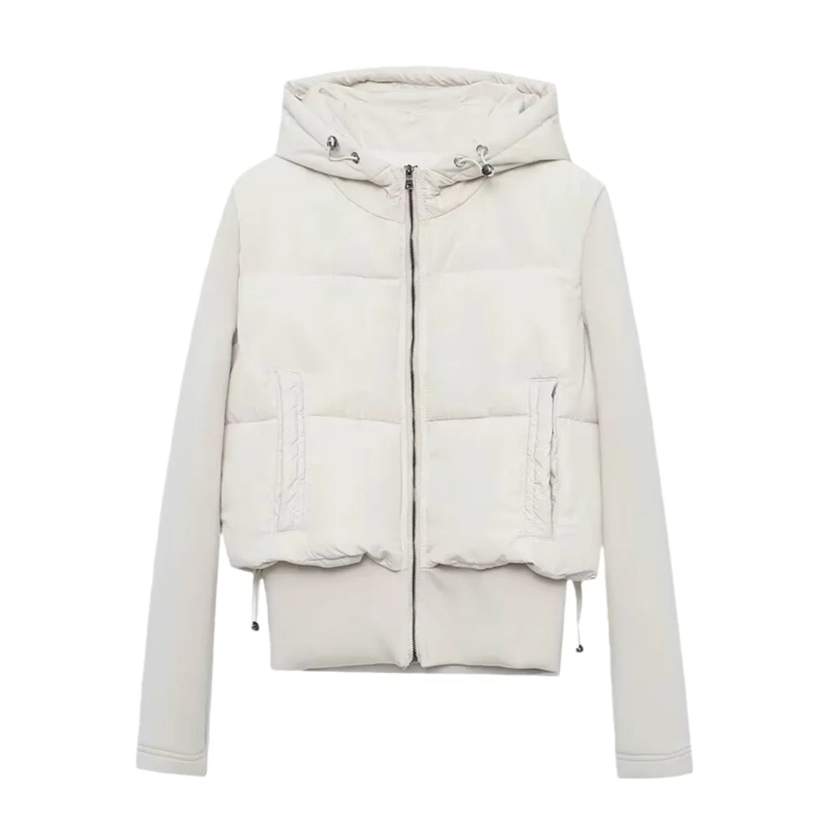 Women’s Autumn Slim-Fit Hooded Cotton Parka