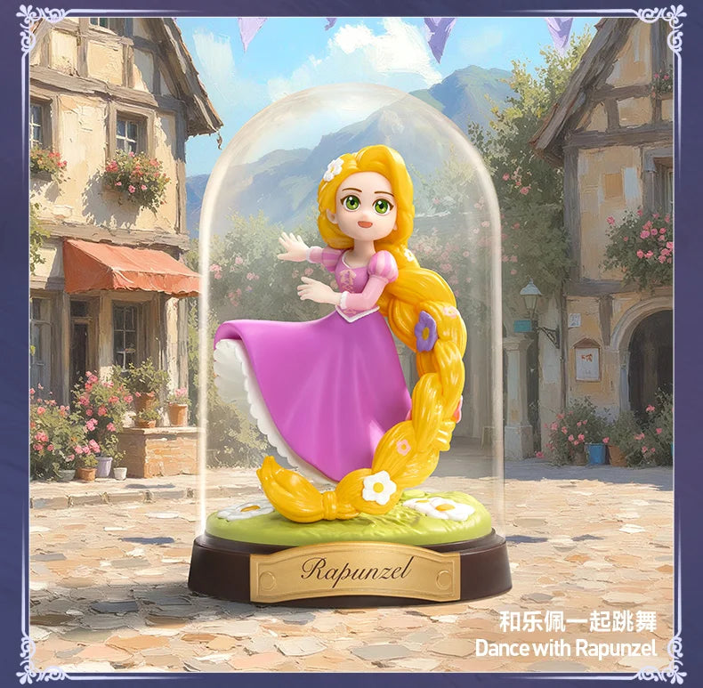 POP MART Disney PRINCESS Create Your World Series Blind Box Surprise Mystery Box Anime Action Figurines Home Decor Desktop Model