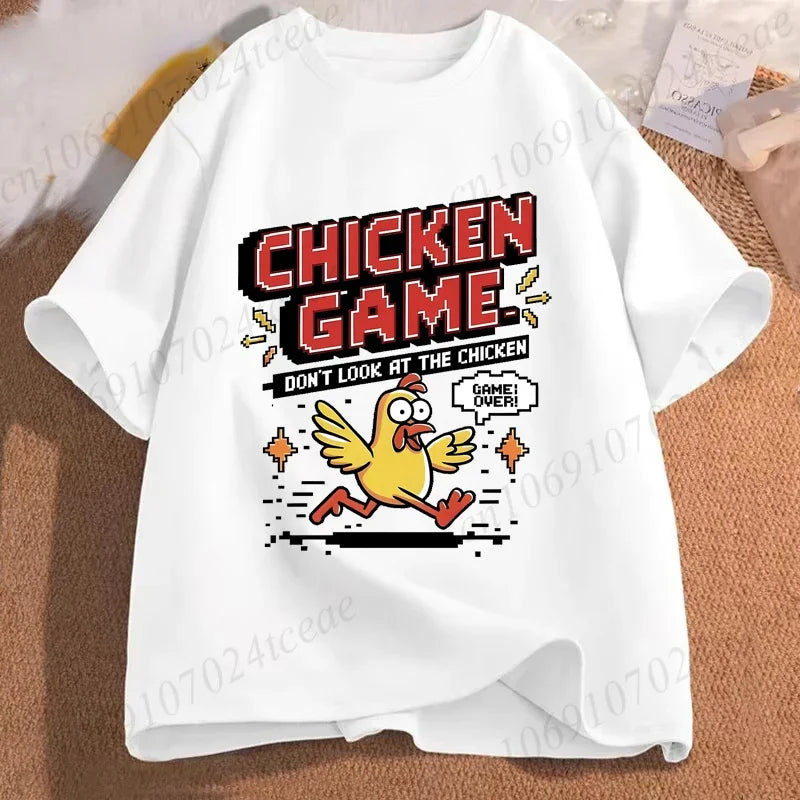 Chicken Game Graphic Tee – Funny Unisex T-Shirt
