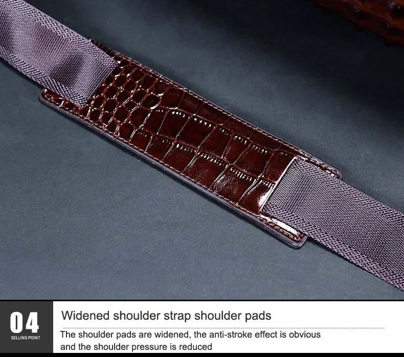 2024 New Cow Genuine Alligator Leather Travel Bags Luxury Men Large Capacity Portable Male Shoulder Bags Brand Travel Duffle Bag