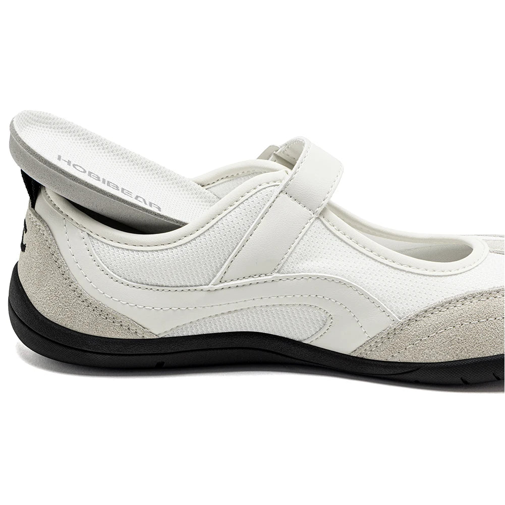 HOBIBEAR Women Wide-Toe Ballet Flats | Zero-Drop Barefoot