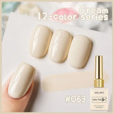 XEIJAYI Macaroon Gel Nail Polish Set 12 Colors High Gloss Shine Long-Lasting UV LED Soak Off Gel Non-Alcohol Formula Nail Art