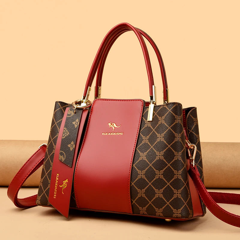Luxury Print Leather Crossbody & Shoulder Bag