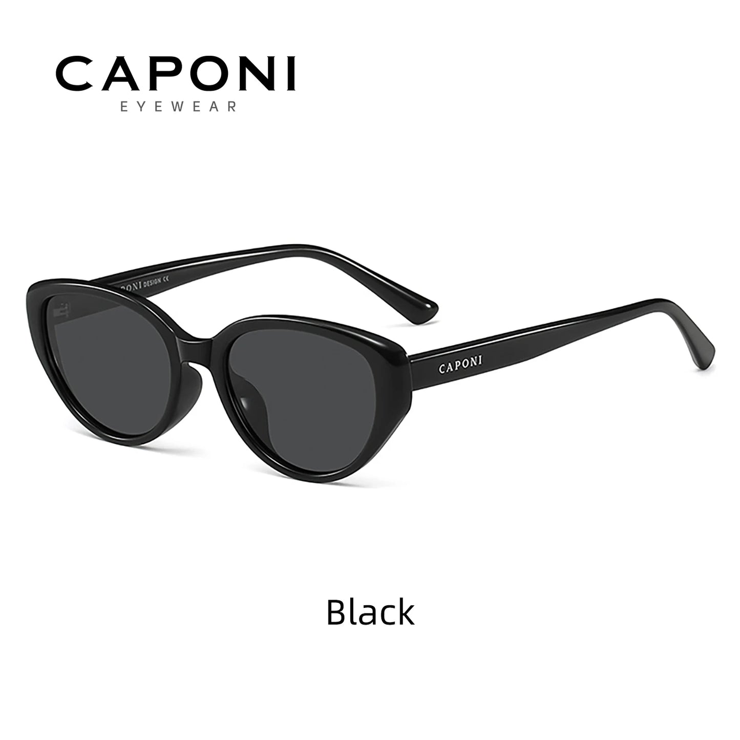CAPONI Cat Eye Polarized Sunglasses for Women