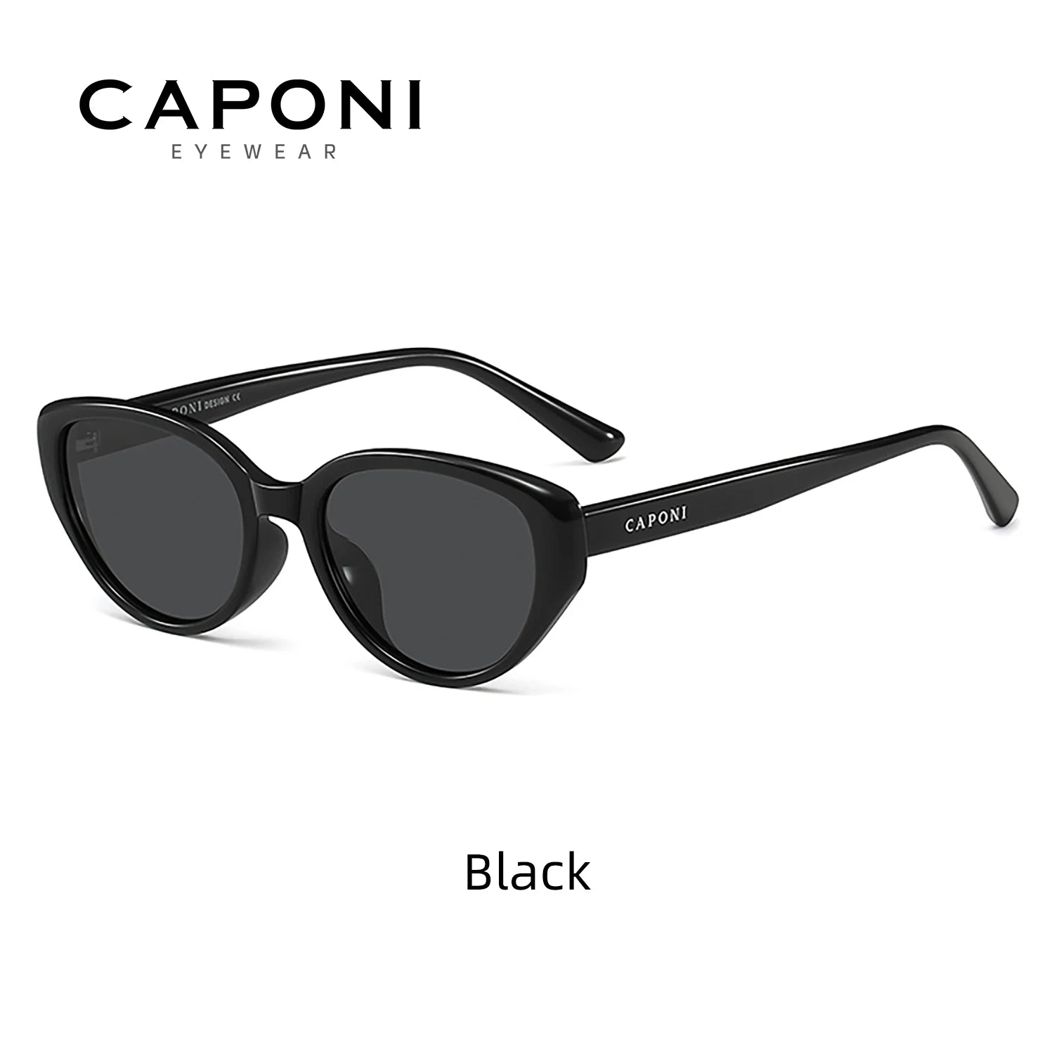 CAPONI Cat Eye Polarized Sunglasses for Women