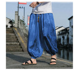 Men’s Ice Silk Dragon Jacquard Bloomers
