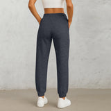 Women's High-Waist Drawstring Straight-Leg Pants