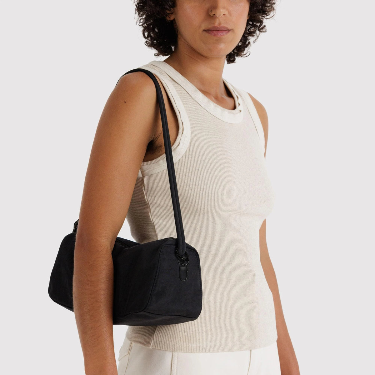 Nylon Mini Loaf Bag Fashion Large Capacity Women Nylon Bowler Bag  Trendy Commuting Shoulder Bags Shopping Crossbody Pack