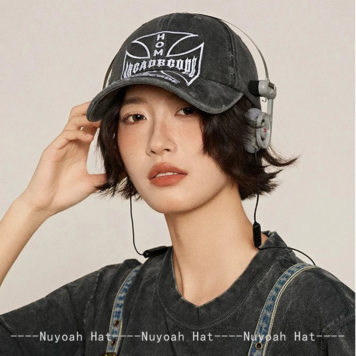 Unisex Cross Embroidery Baseball Cap | Street Style