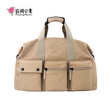 Flower Princess Traveler's Short Distance Travel Bag Crossbody Large Capacity Multi Layer Fashion Luggage Bag for Men and Women