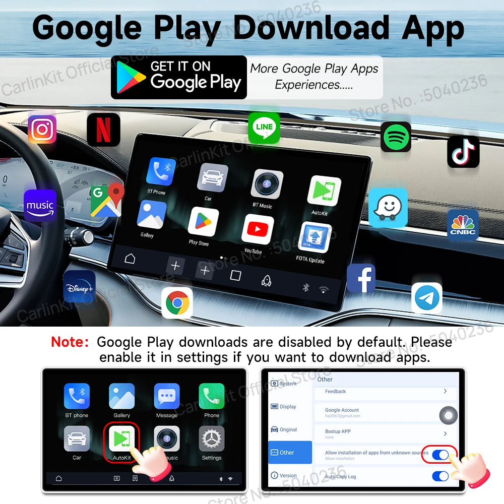 Carlinkit 5-in-1 Wireless CarPlay & Android Auto AI Box