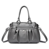 Three Layers Luxury Casual Tote Women Bag Top Quality Pu Leather Ladies Hand Bags for Women Big Shoulder Crossbody Bags Sac New