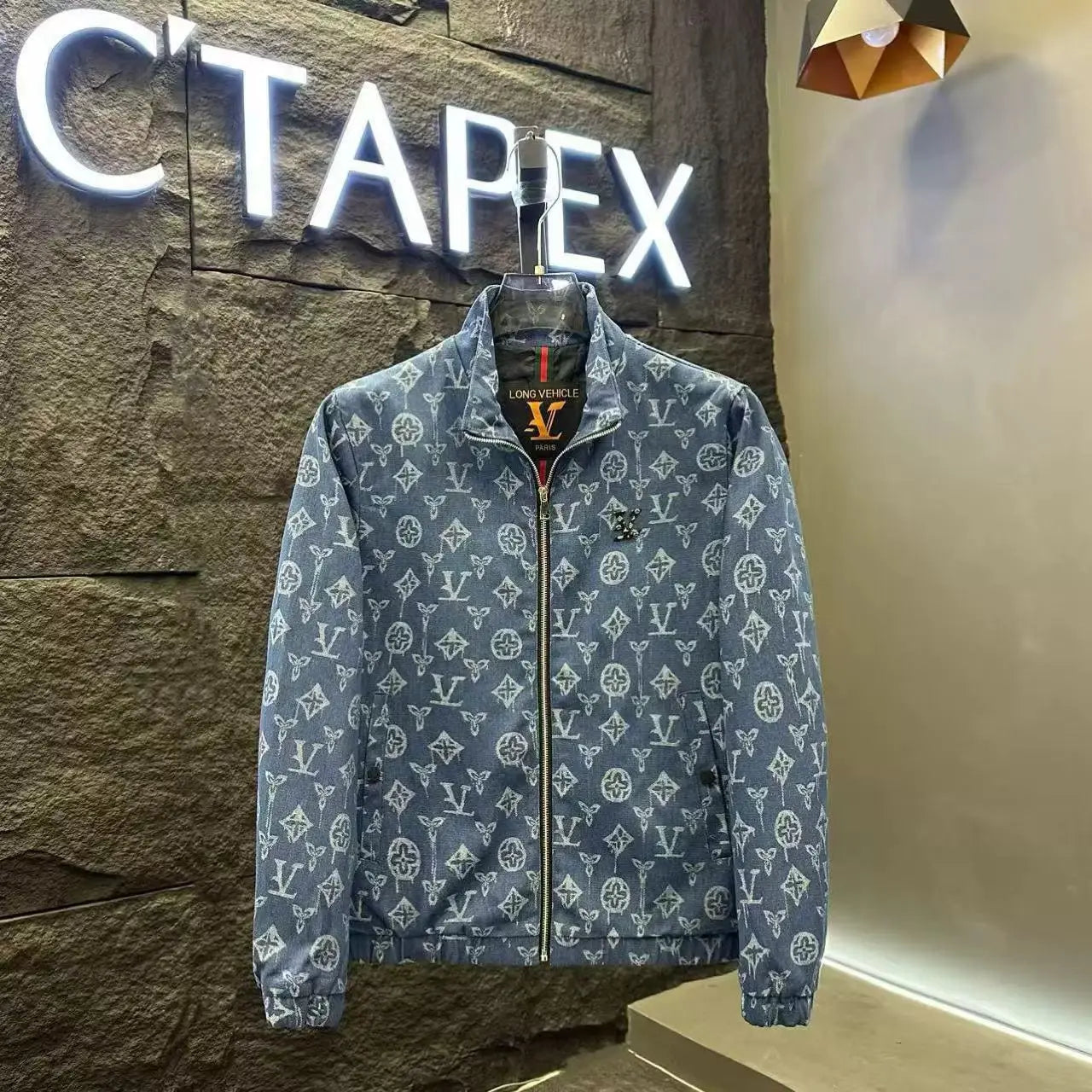 Men’s Slim-Fit Stand Collar Lightweight Jacket