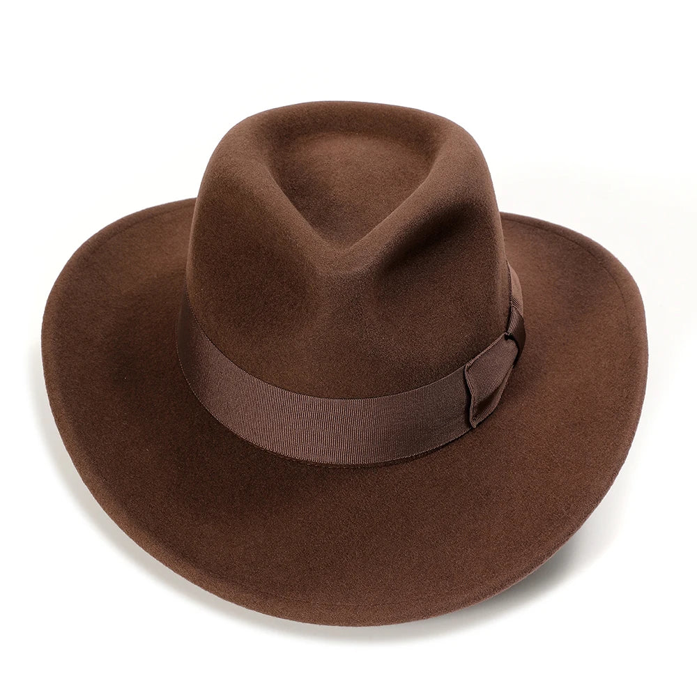 Men's Crushable Wool Felt Fedora | Adventure Outback Hat