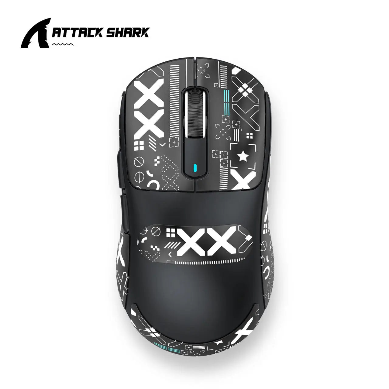 Attack Shark X3 PixArt PAW3395 Bluetooth Mouse,26000dpi,Wireless Tri-Mode Connection,Lightweight Macro Gaming Mouse
