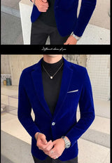 Men’s Slim-Fit Corduroy Blazer