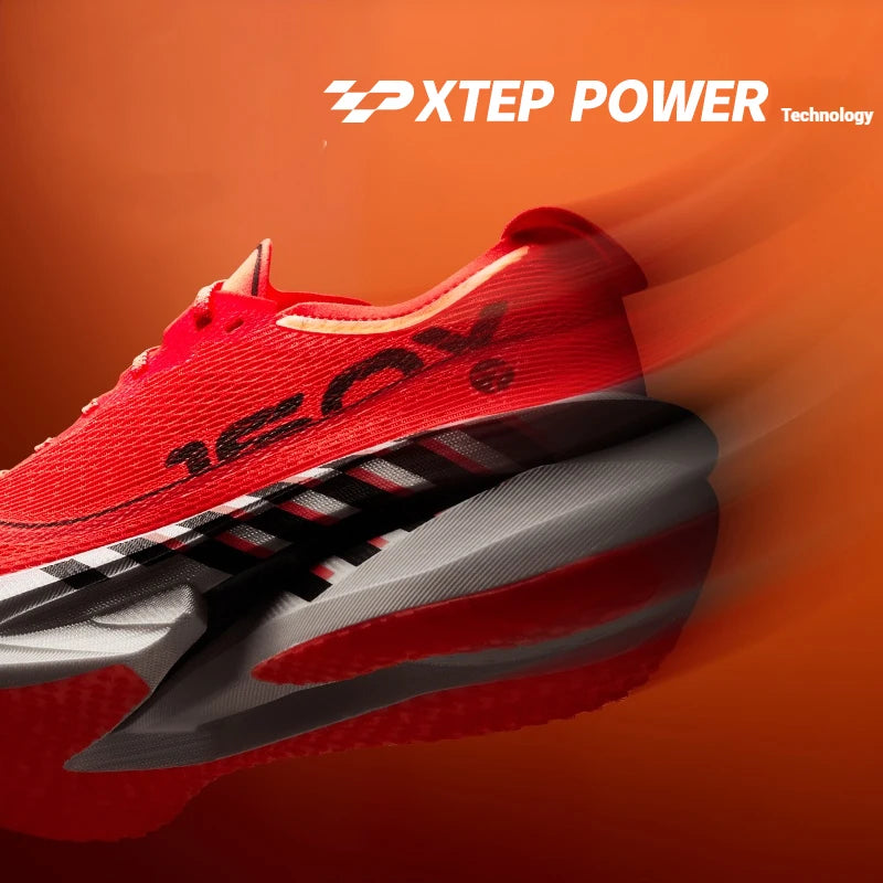 Xtep 160X 7.0 Running Shoes 2025 Professional Marathon Cushioning Shock Sneakers Combat PB Carbon Plate Sport Shoes 975319110039
