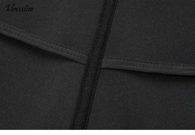 Vensslim Sauna Workout Waist Trainer Trimmer Men Weight Loss Neoprene Body Shaper Sweat Belly Belt with Adjustable Straps Corset