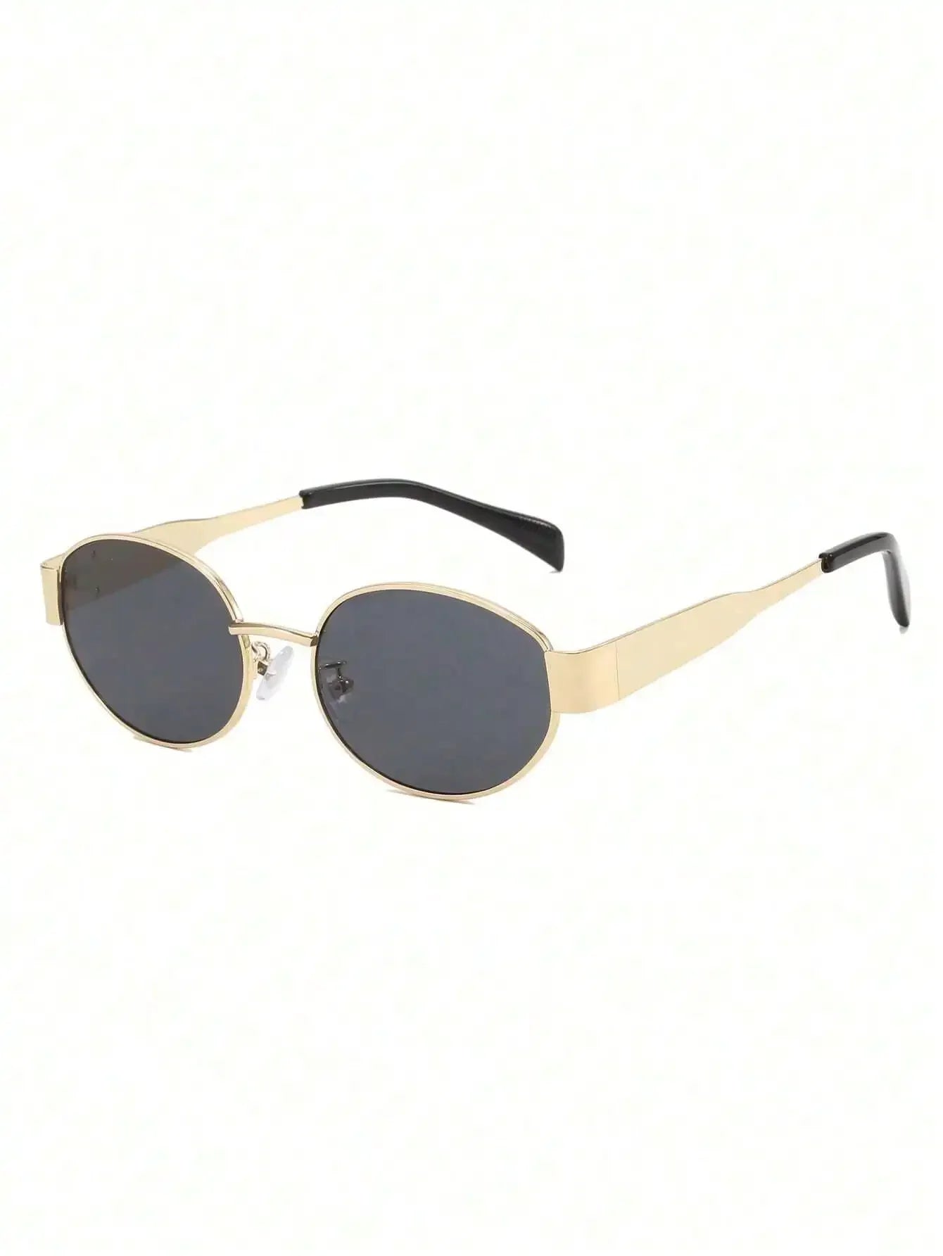 Oval Frame Women's Vintage Sunglasses | UV400 Metal