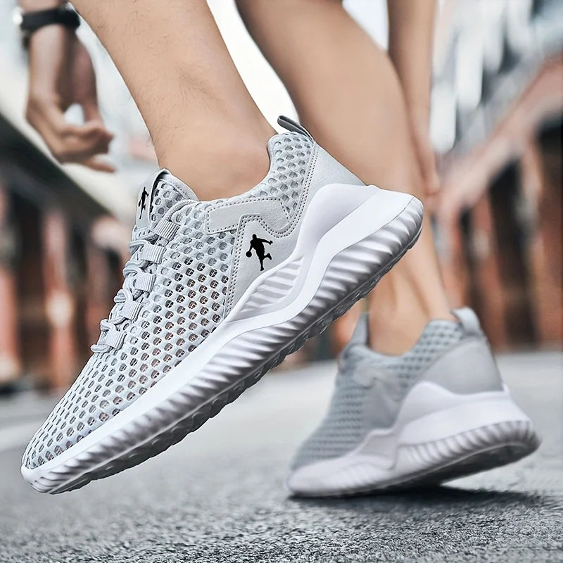 Men's Breathable Mesh Sneakers — Lightweight Casual Running Shoes