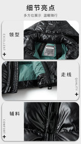 Men's Quilted Hooded Parka – Warm Winter Jacket