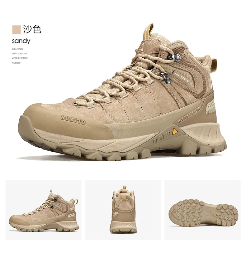 HUMTTO hiking shoes Men Winter Men outdoor Waterproof Sneakers Casual walking shoes women Trainers ankle trekking hunting boots