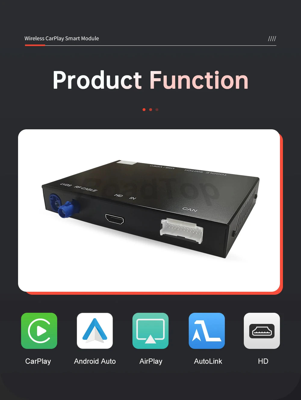 Wireless CarPlay for Audi A4 A5 Q5 2009–2015