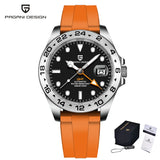 Pagani Design 2026 New Men's Diver Watch 42mm Sapphire Automatic Mechanical GMT Watch 100m Waterproof PD1682