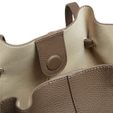 New Women's Large Capacity Cowhide Tote Fashionable Bat Wing Design Genuine Leather Handbag for Commuting Versatile Ladies Bag