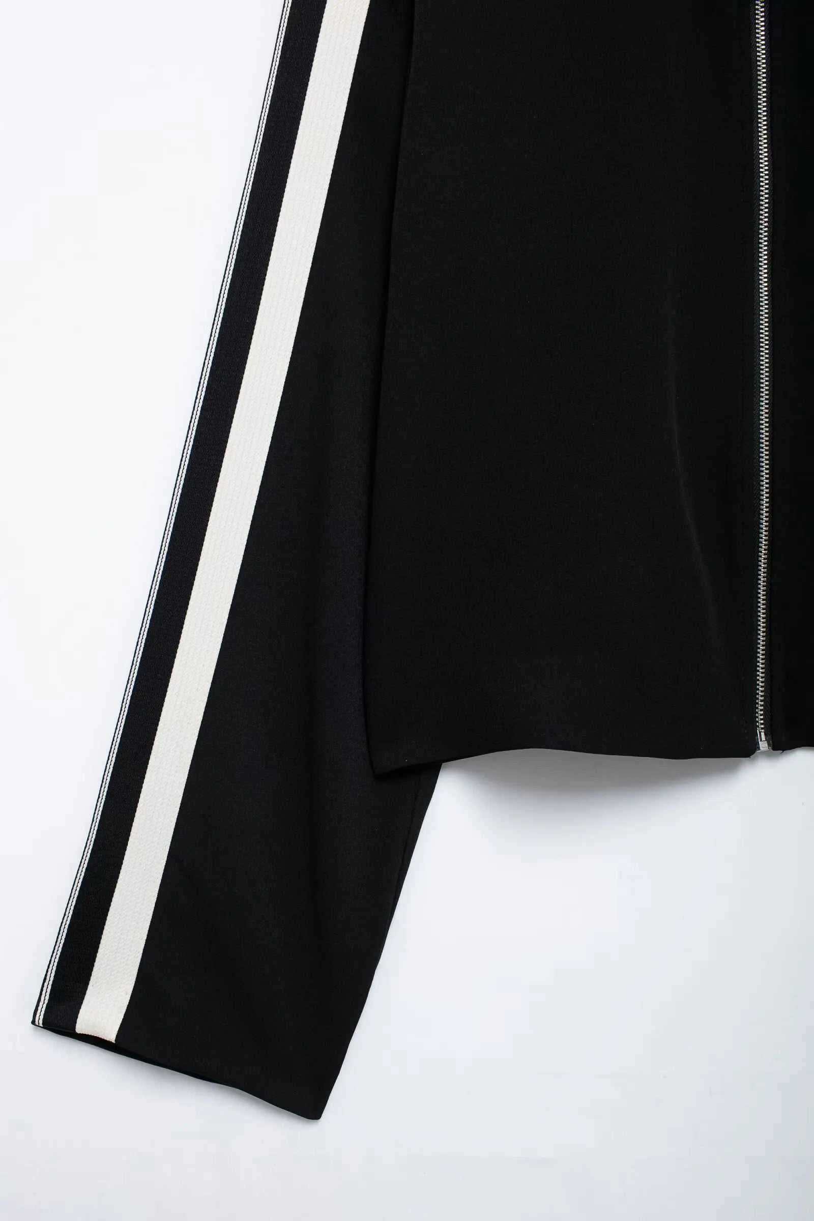 2024 New Women Casual Black Trousers Suits Sports Short Jacket + Female Vinatge Black White Patchwork Baggy Pants Street
