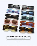 Retro Square Sunglasses – UV400 Luxury Shades