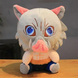 20cm Hot Japan Demon Slayer Plush Dolls Lovely Anime Kimetsu No Yaiba Kamado Tanjirou Nezuko Zenitsu Kyoujurou Toys Kids Gifts