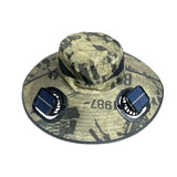 Solar-Powered Cooling Bucket Hat | UPF 50+ Wide Brim