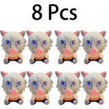 20cm Hot Japan Demon Slayer Plush Dolls Lovely Anime Kimetsu No Yaiba Kamado Tanjirou Nezuko Zenitsu Kyoujurou Toys Kids Gifts