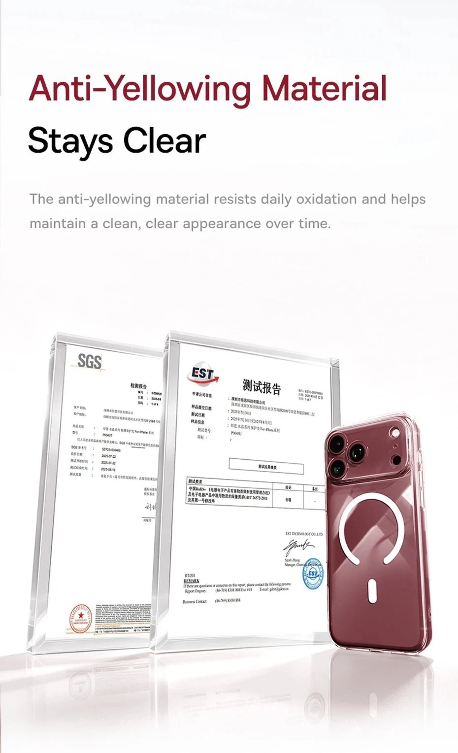 Baseus Clear Magnetic Case for iPhone 17 & 18 Pro Max