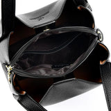 Genuine Brand Sturdy Durable Soft Leather Top-handle Bags Female Handbags Women 3 Layer Shoulder Crossbody Totes Messenger Bag