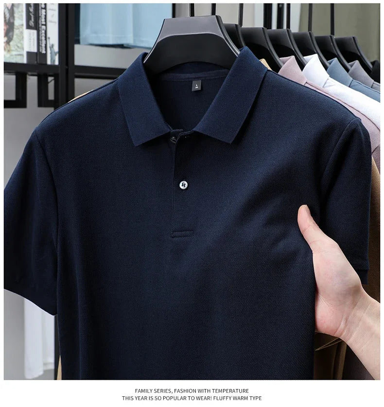 Men's Premium Cotton Polo Shirt – 19 Colors