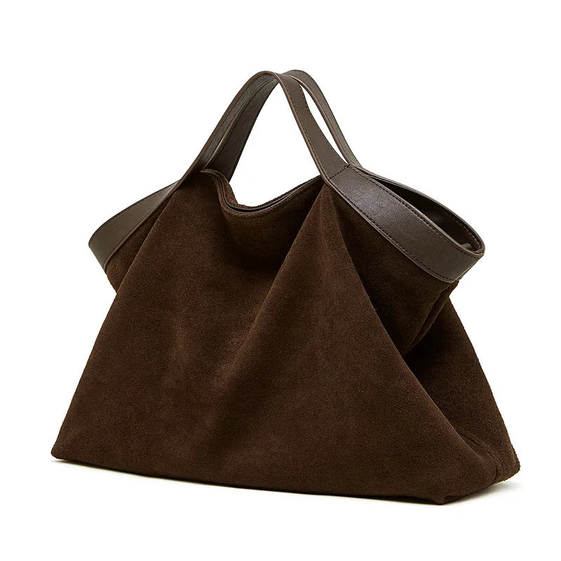 Genuine Leather Women Handbags Large Capacity Female Shoulder Crossbody Bag Fashion Cowhide Commuting Big Totes Bolsas