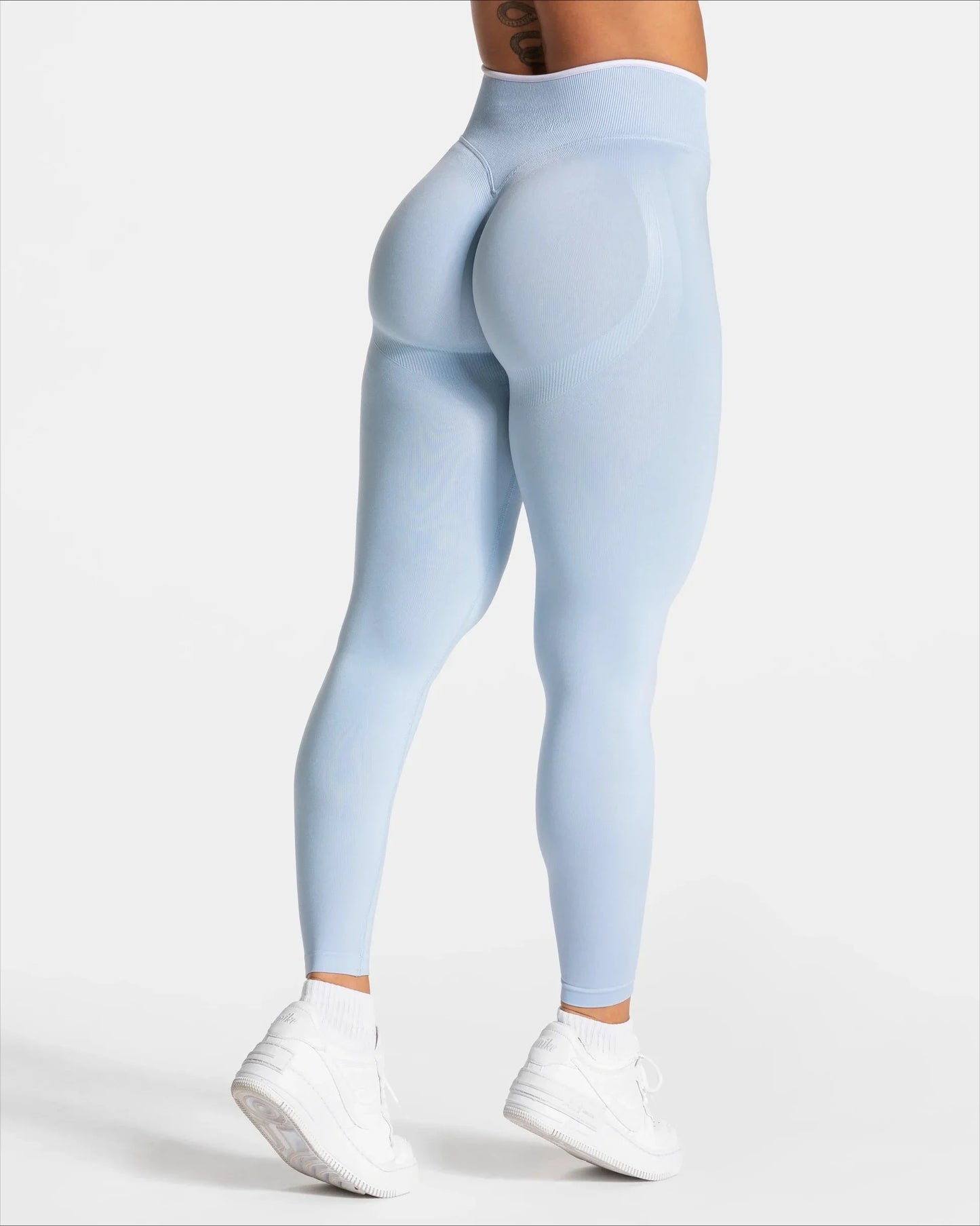 High-Waist Seamless Yoga Leggings