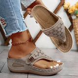 Summer Women Wedge Sandals Open Toe Outdoor New Flip Flops Fashion Casual Designer Shoes Slip on Platform Sandals Slides Women
