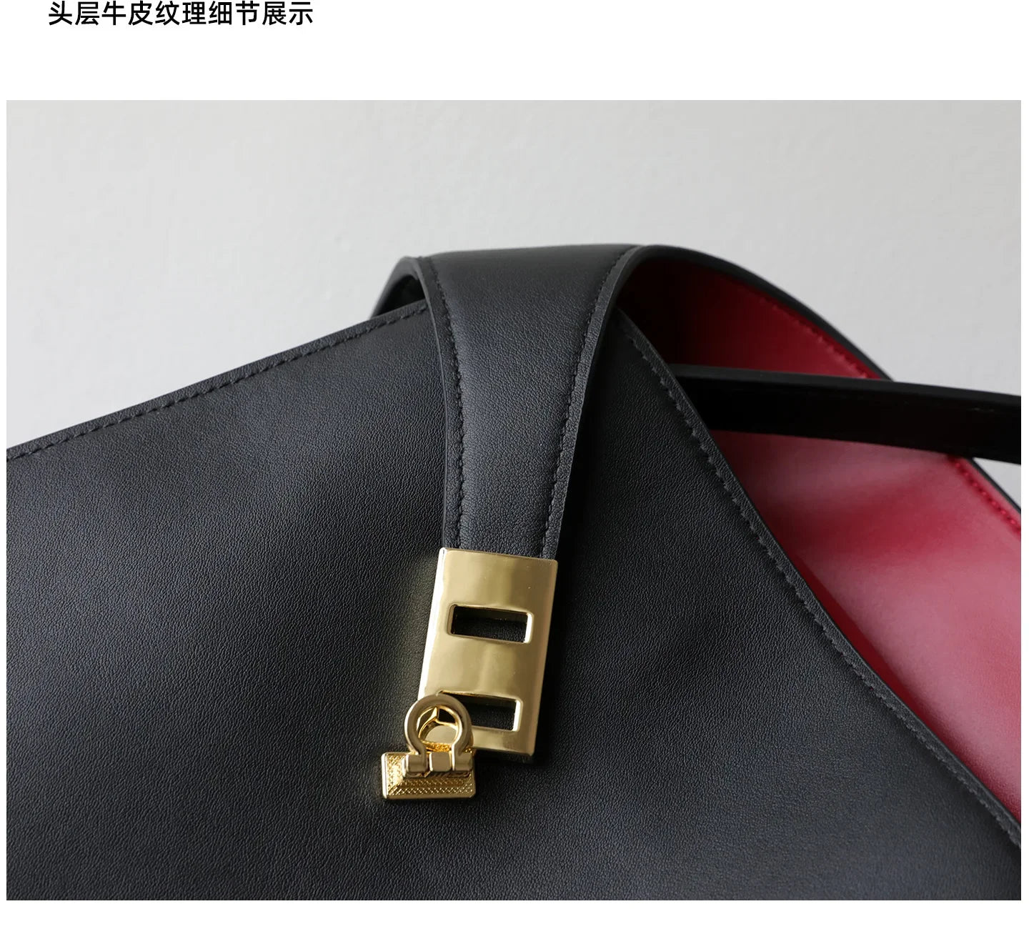Niche Light Luxury High-end Leather Large-capacity First-layer Cowhide Women's Handbag Tote Bag Commuter Leisure Versatile