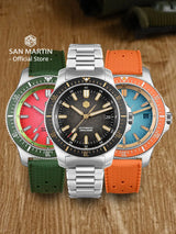San Martin 2025 New Upgraded Version 40mm Dive Watch Men Original Design NH35 Automatic Mechanical Waterproof 200m SN0118