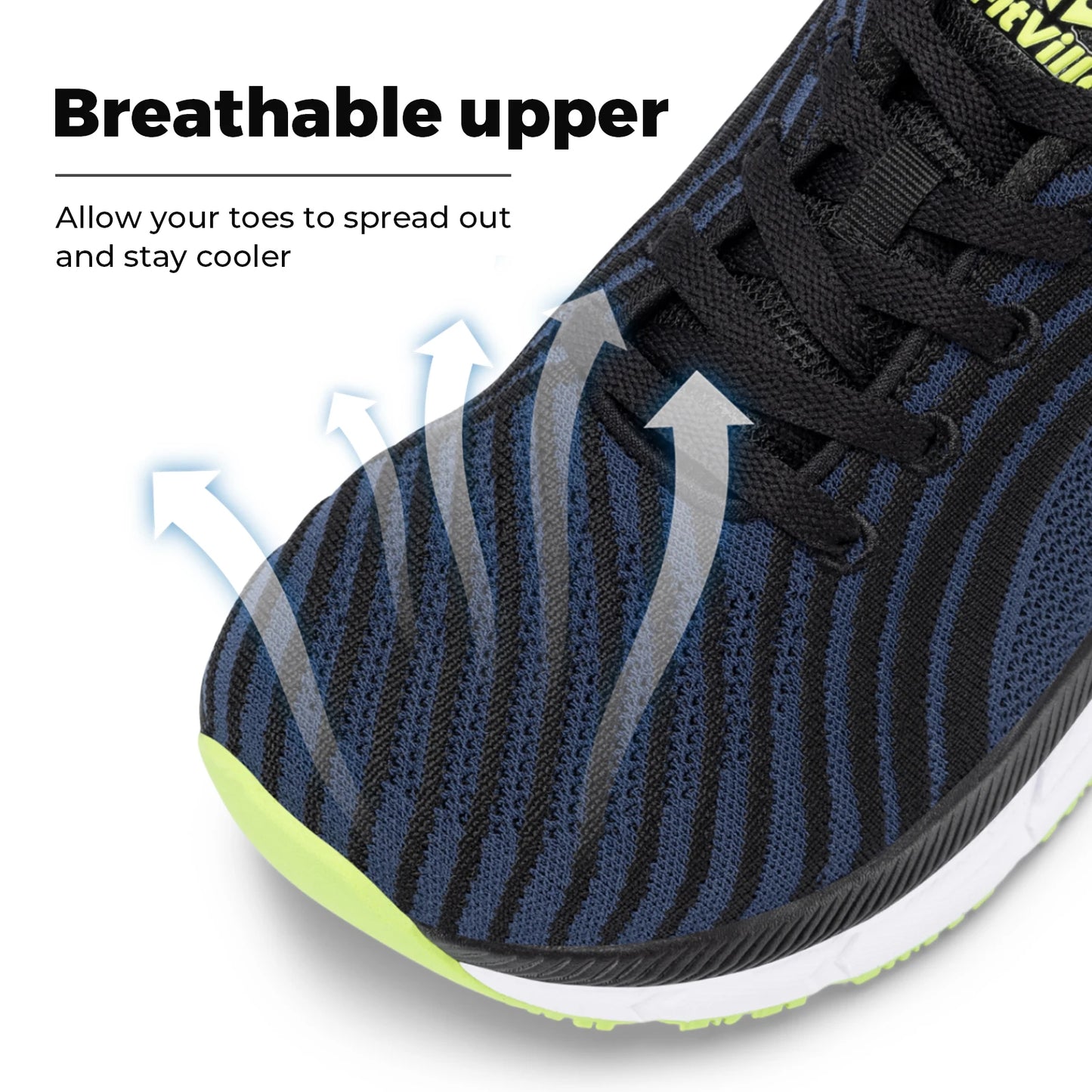 FitVille Wide Toe Box Running Shoes for Men | FlowCore V2