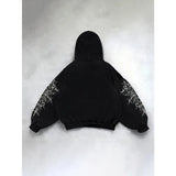 Dark Angel Gothic Print Pullover Hoodie