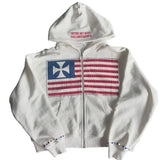 Two-Tone Y2K Minimalist Hooded Sweatshirt