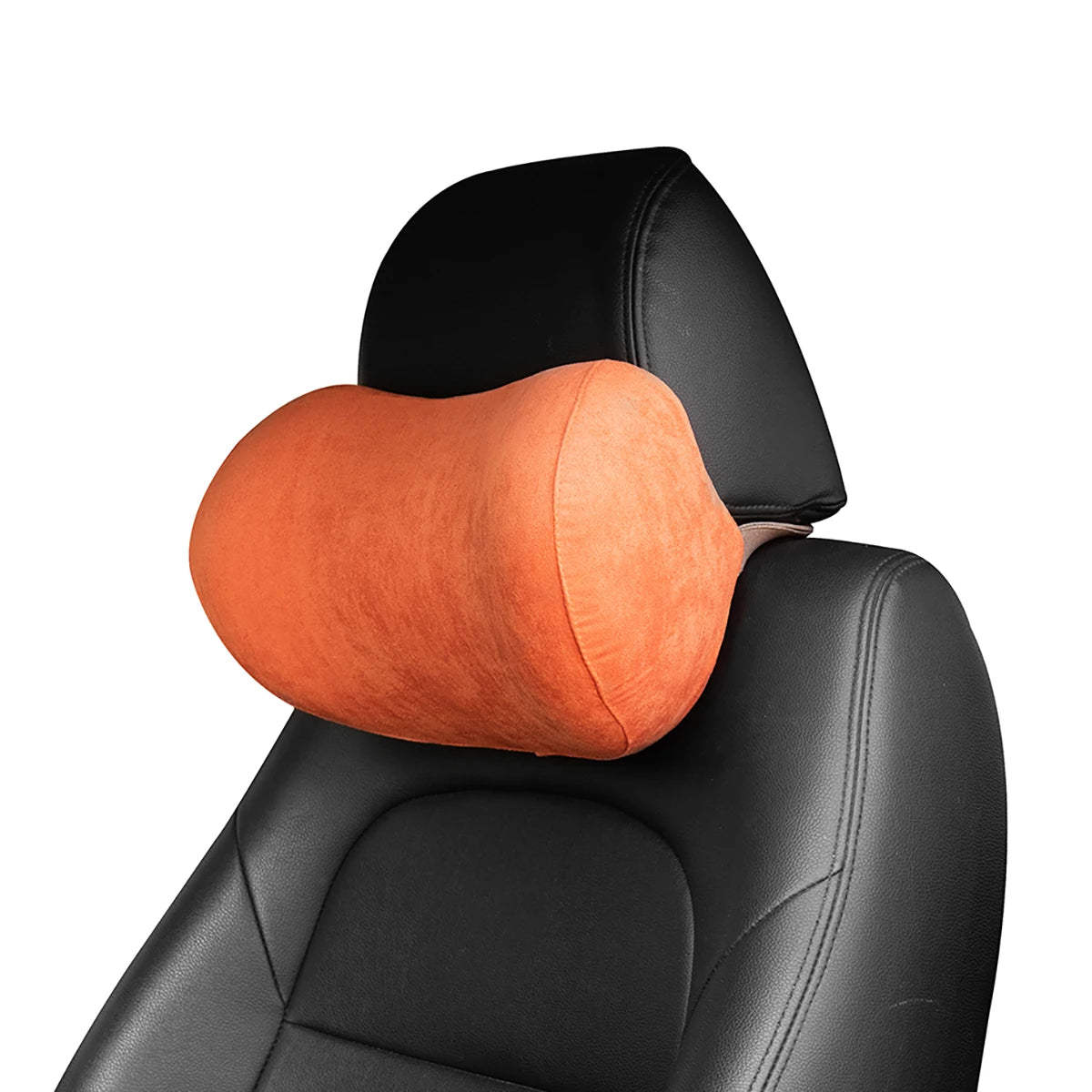 Forbell Car Headrest Pillow Suede Fabric Car Neck Pillow Car Seat Pillow Rest Headrest Memory Foam Headrest Car Accessories